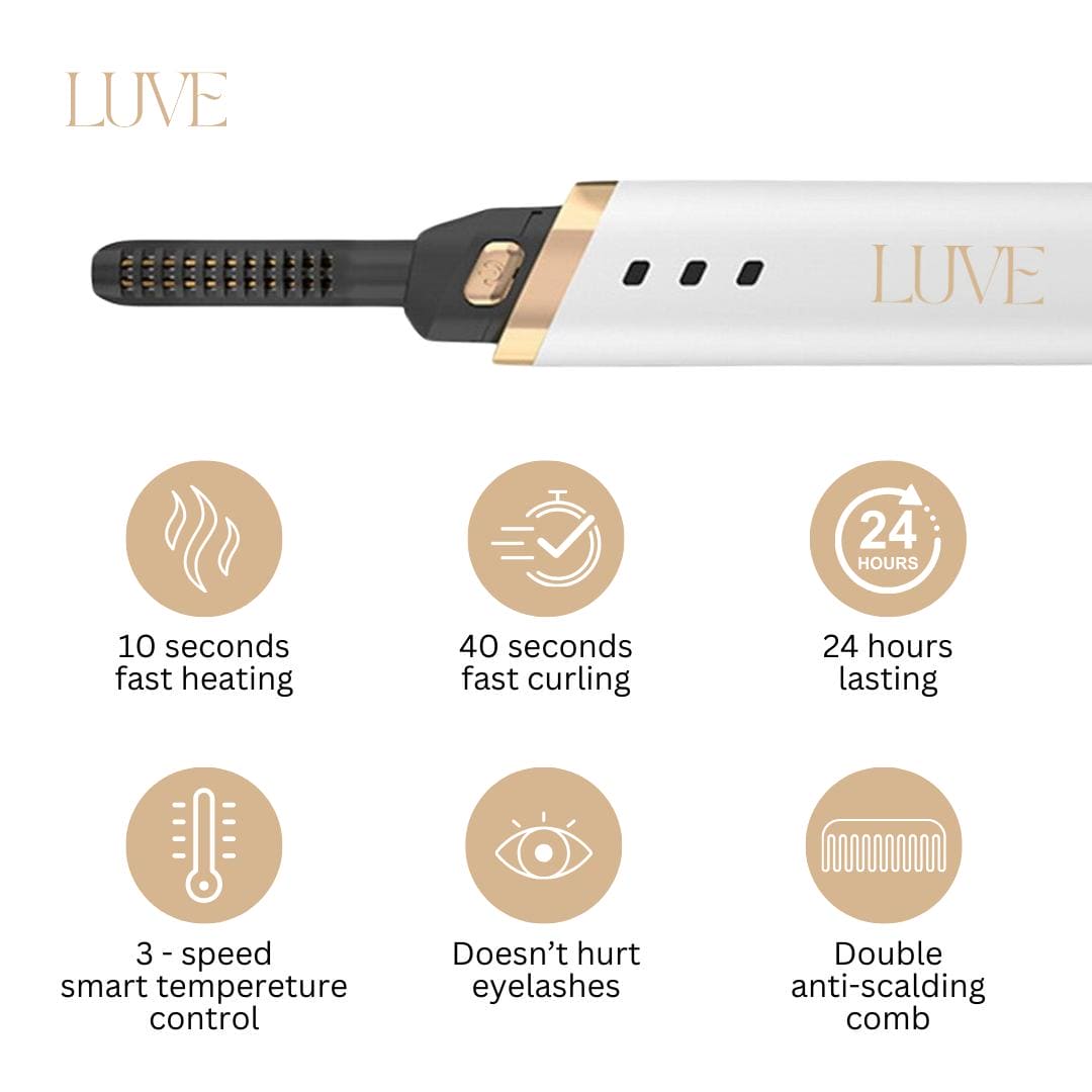 LUVE Electric Eyelash Curler