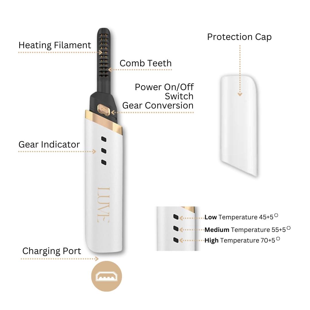 LUVE Electric Eyelash Curler